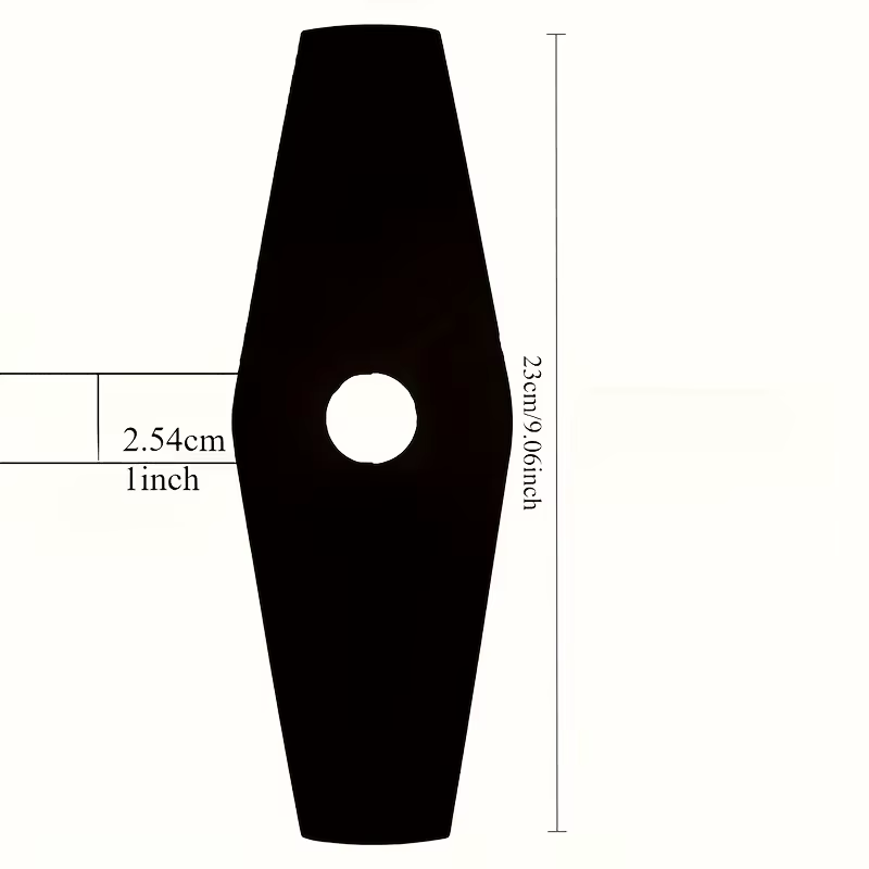 Lames de tondeuse à gazon en métal de 9 pouces à 2 dents