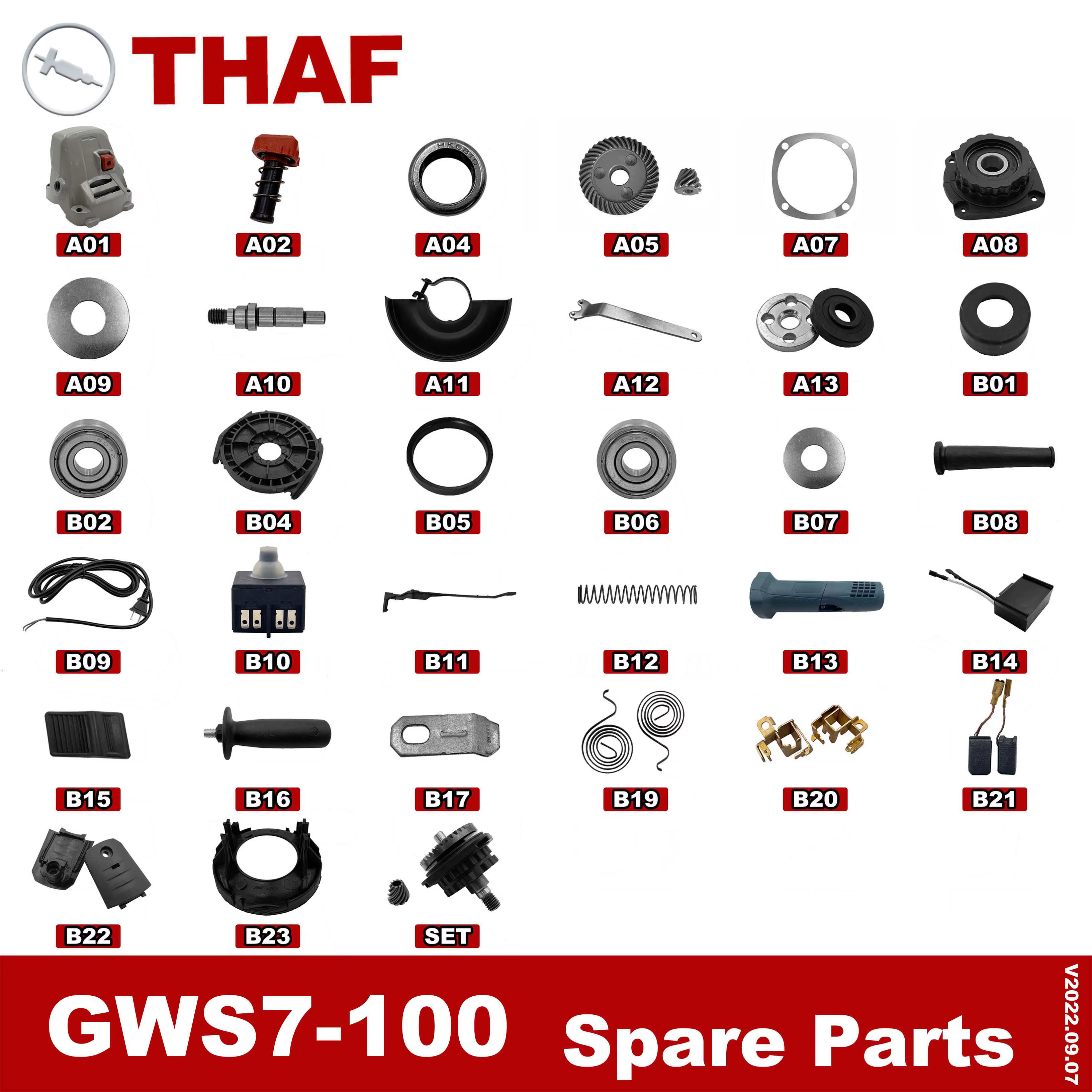 Interrupteur Remplacement Pièces de rechange pour BOSCH Meuleuse Angulaire GWS7-100 GWS7-115 GWS7-125 B10