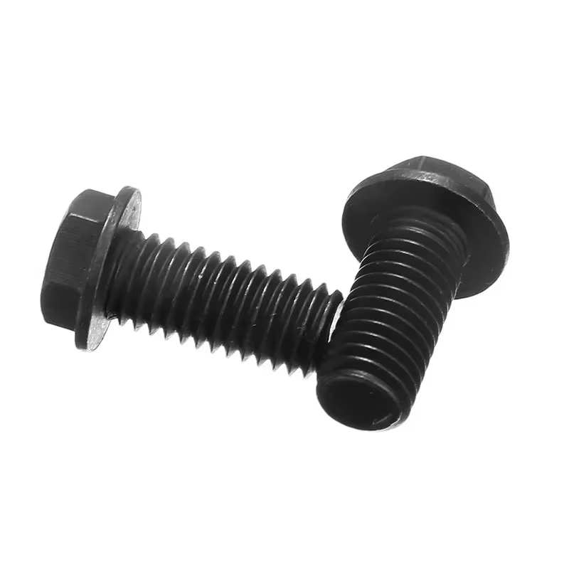 Vis de lame de scie M8 X 18mm, filetage gauche, bride hexagonale pour Machine à découper, haute résistance et dureté, outil non facile à rouiller, 5 pièces