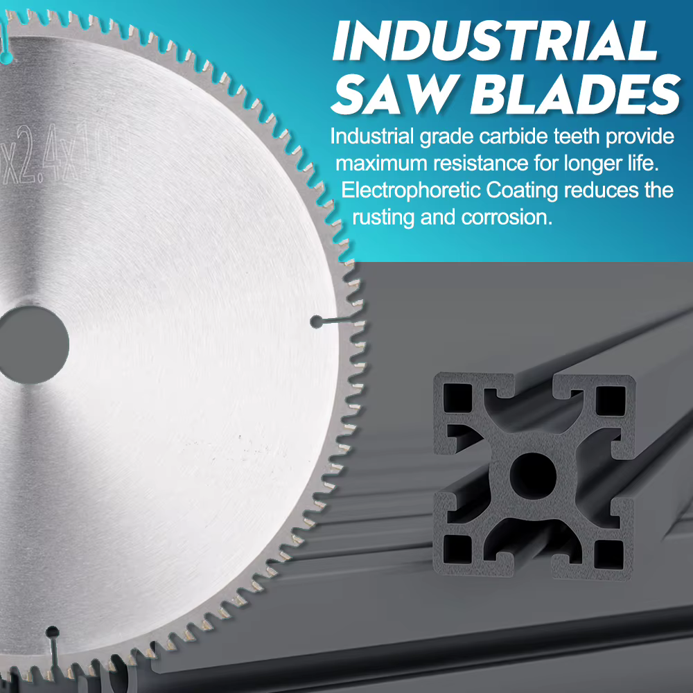 Lame de scie circulaire en carbure CMCP 1 pièce pour la coupe de l'aluminium 115/165/185/190/235/255/260/305/355 mm