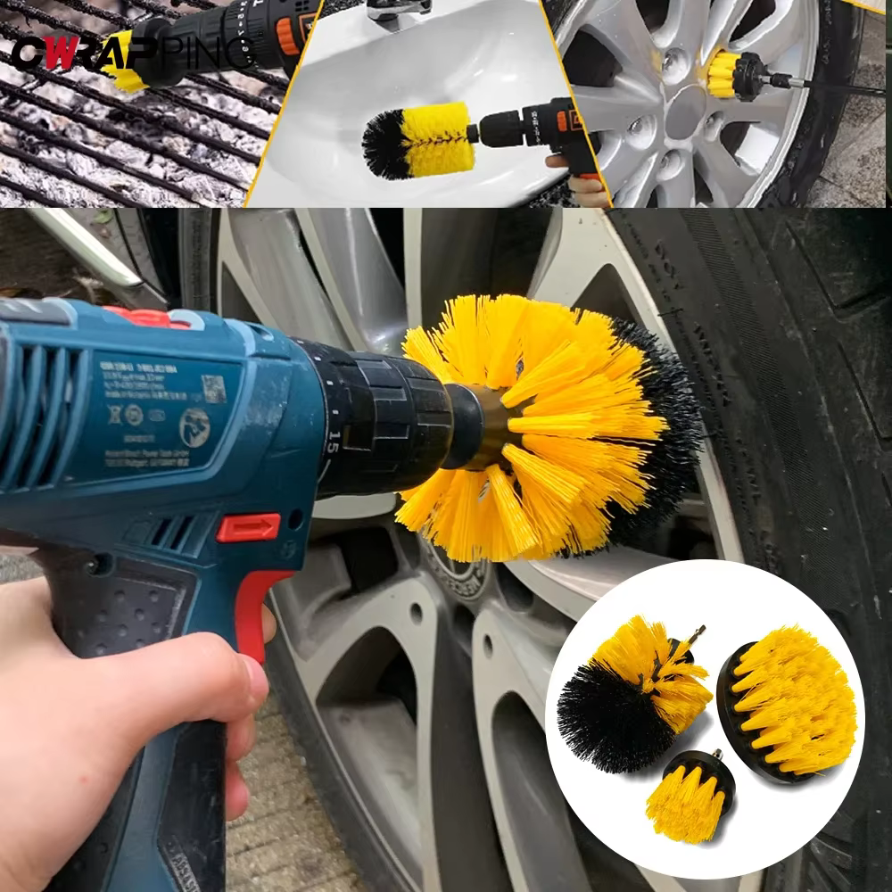 Ensemble de brosses pour perceuse électrique