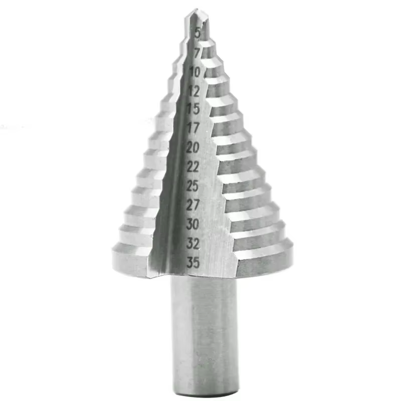 Foret étagé en acier rapide 5-35MM, foret pour bois et métal, outils électriques HSS, coupe-trou, alésoir industriel
