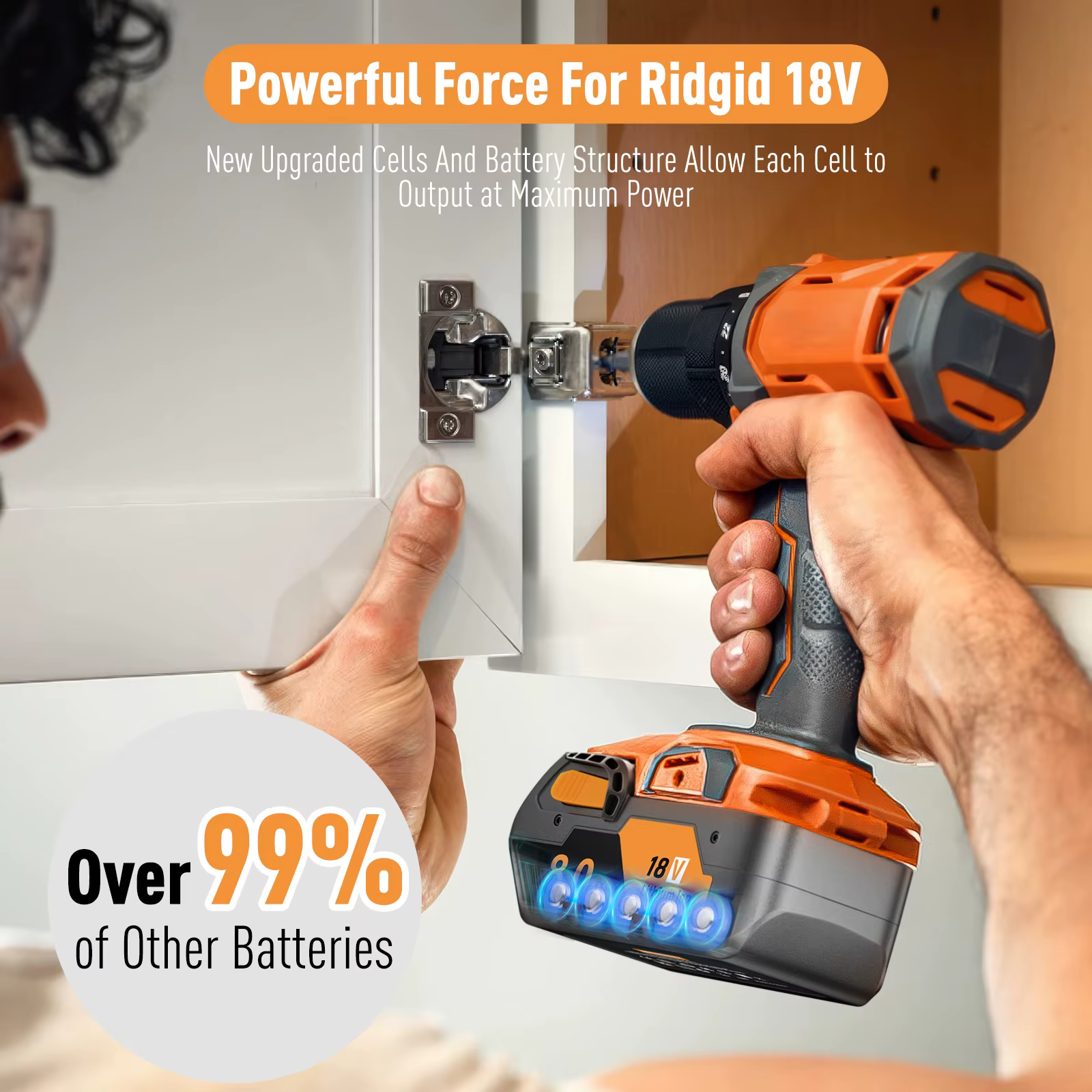 Batterie 18V pour RIDGID