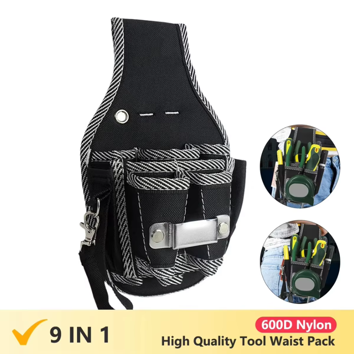 Porte-outils insérer gaine réparation taille sac électricien Simple poche