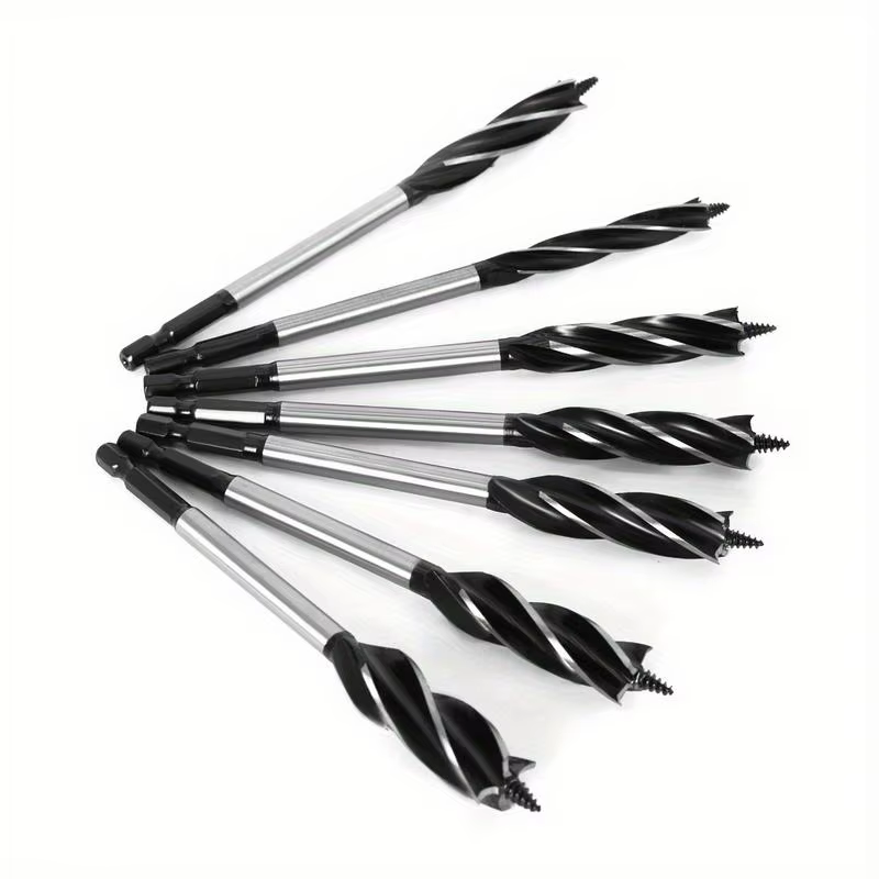 Lot de 6 forets hexagonaux pour le travail du bois