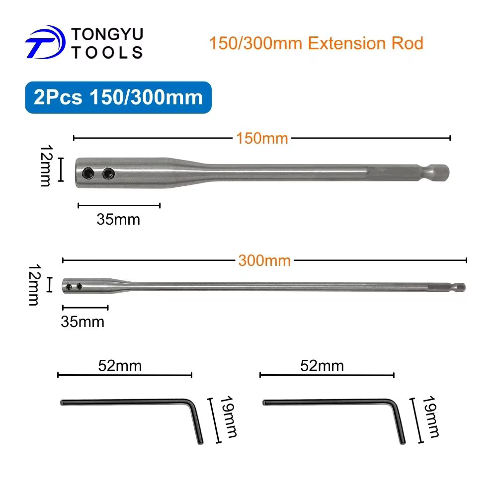 Tige d'extension pour foret 150/300 mm