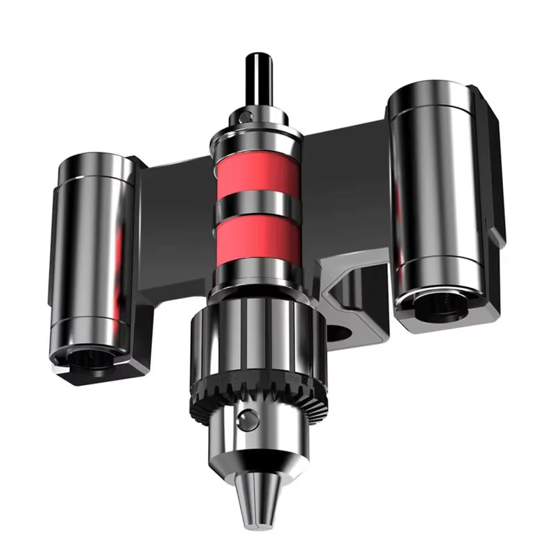 Support de perceuse en alliage d'aluminium pour le bois et le métal (capacité 1-10 mm) - Guide de perçage multi-angles avec échelle