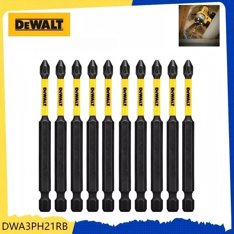 DEWALT DWA3PH21RB Ensemble de embouts à percussion PH2 - 1/5 pièces 89 mm haute dureté
