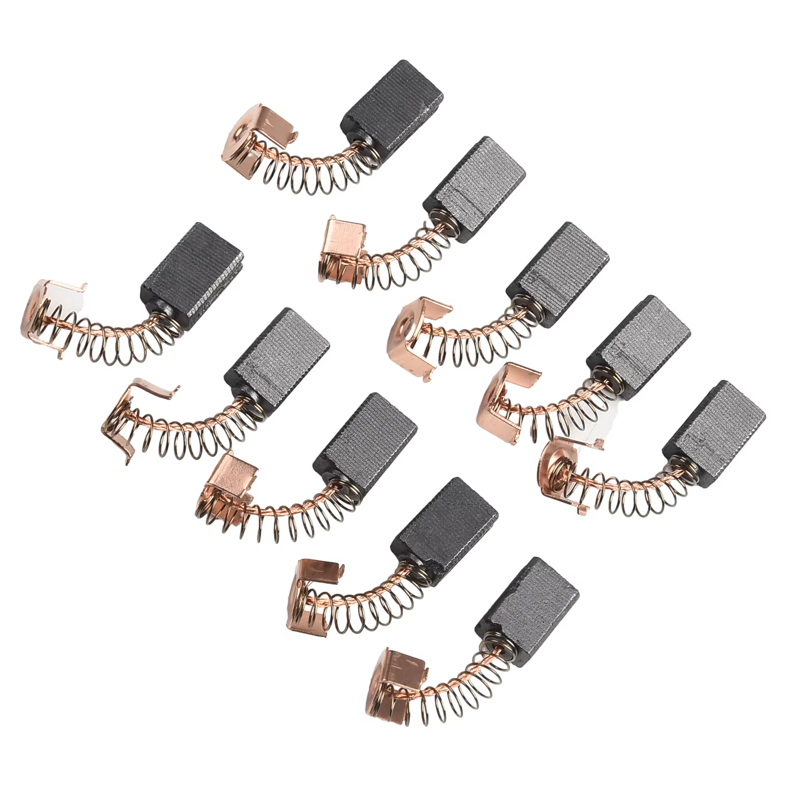 Lot de 10 balais de charbon 5x8x12mm pour meuleuse d'angle G720, pour le remplacement des balais de moteur et une cohérence opérationnelle accrue