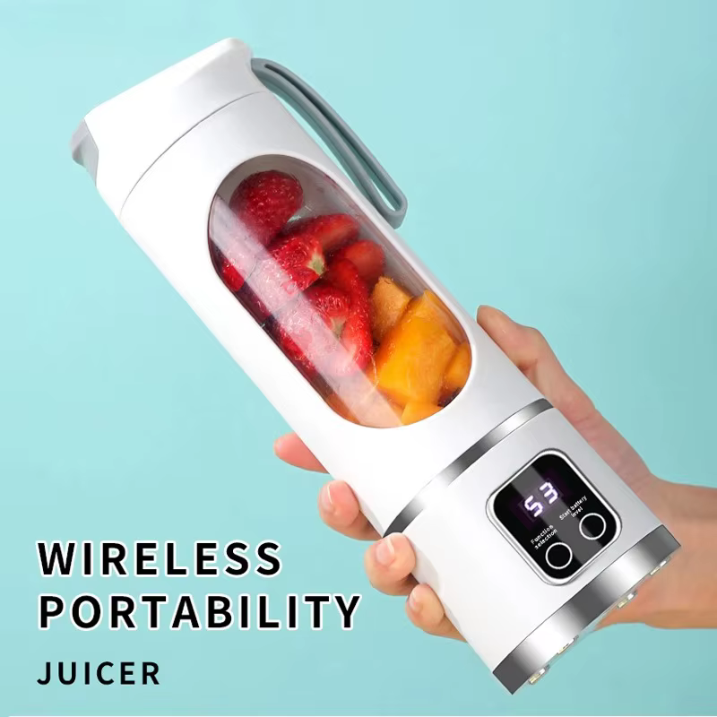 Mini Mélangeur Électrique Portable Ju479, Extracteur de Fruits, Machine à Jus Multifonction, pour Centre Commercial
