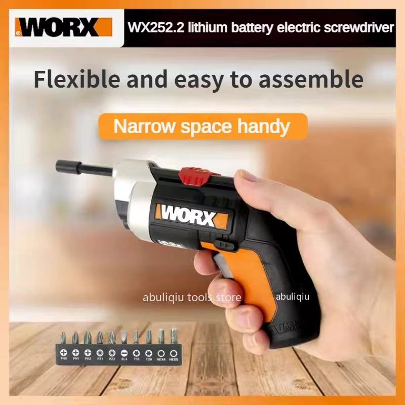 Worx WX252.2 4V Mini jeu de tournevis électriques intelligent évolutif sans fil jeu