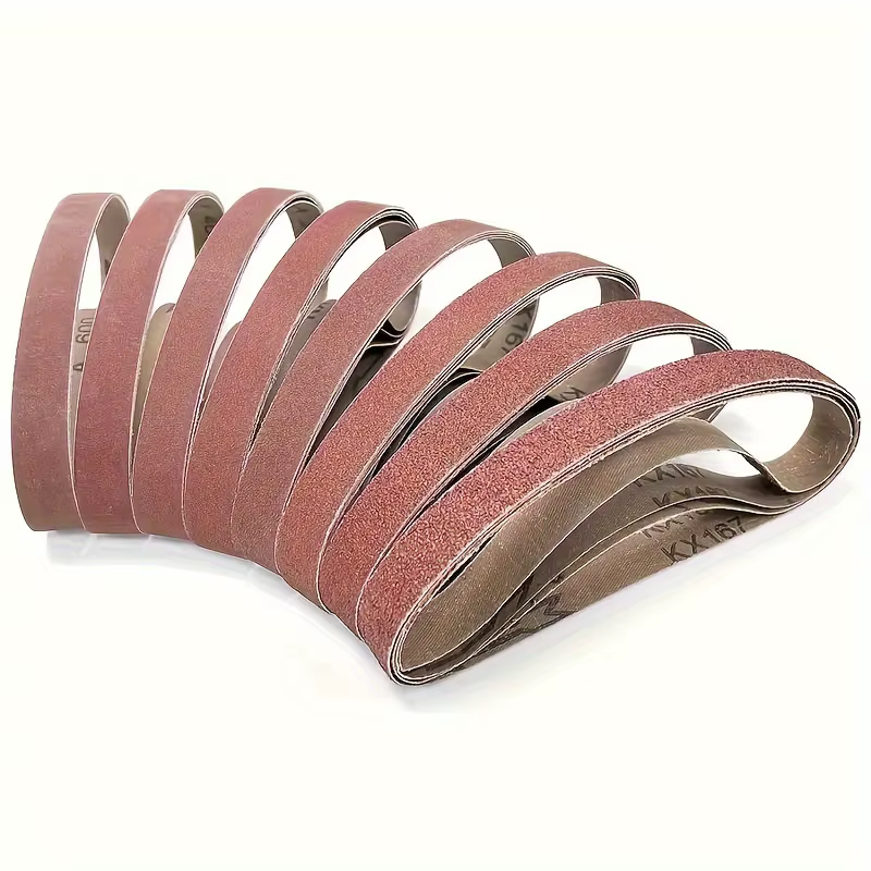 25 Pièces de papier abrasif 20-1/2 " x 3/4 " (520 x 20 mm)