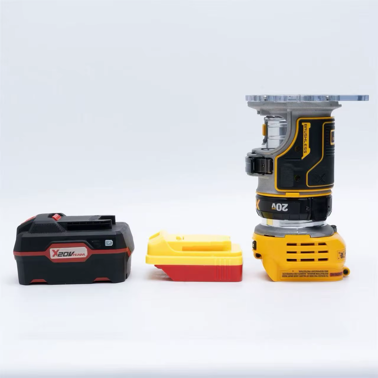 Adaptateur de batterie pour batterie Li-ION Parkside Lidl X20V, conversion en batterie DeWalt 18V, accessoires pour outils électriques portables sans fil