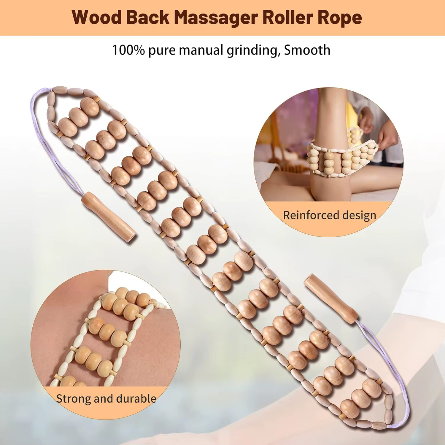 6 outils de massage en bois, kit complet de madérothérapie pour le remodelage corporel, le soulagement musculaire, anti-cellulite