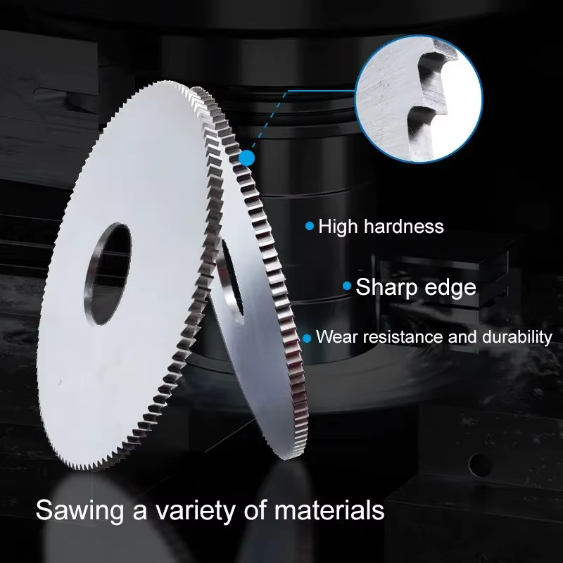 Lame de Scie Circulaire en Acier HSS pour Fraisage CNC
