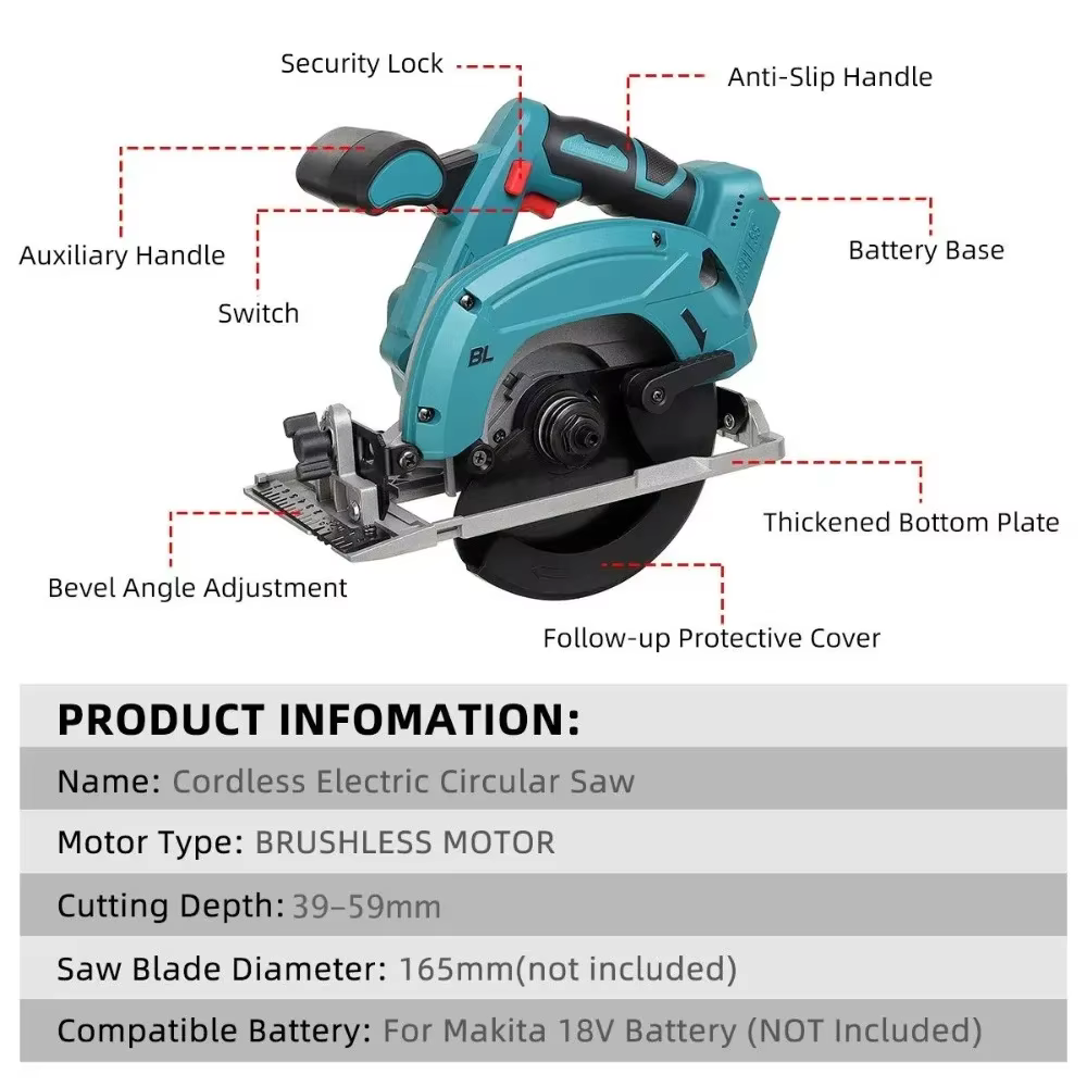 Makita – scie circulaire sans balais