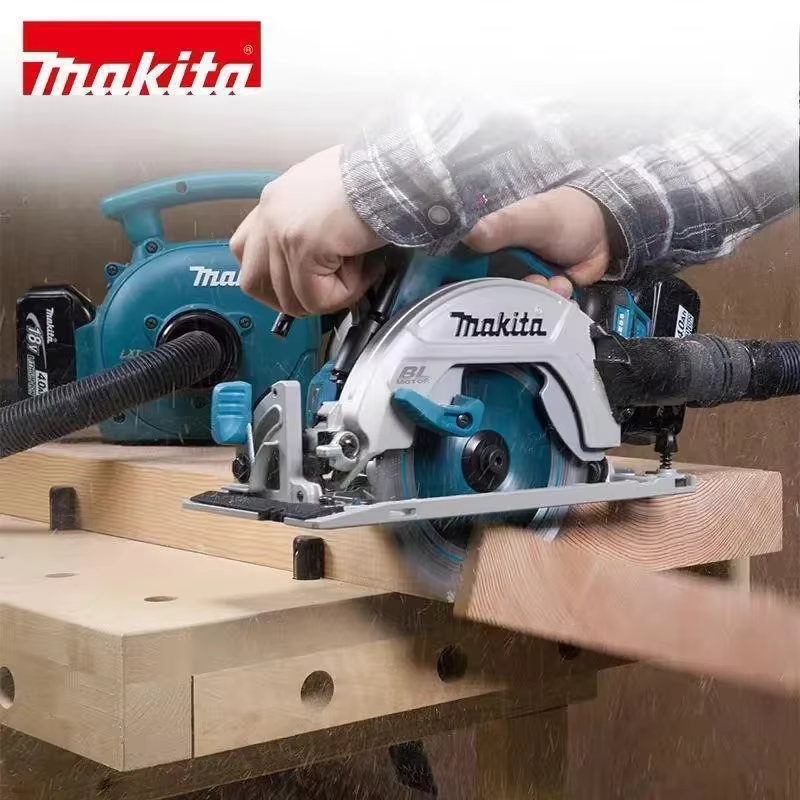 Scie circulaire électrique sans fil Makita à moteur sans balais