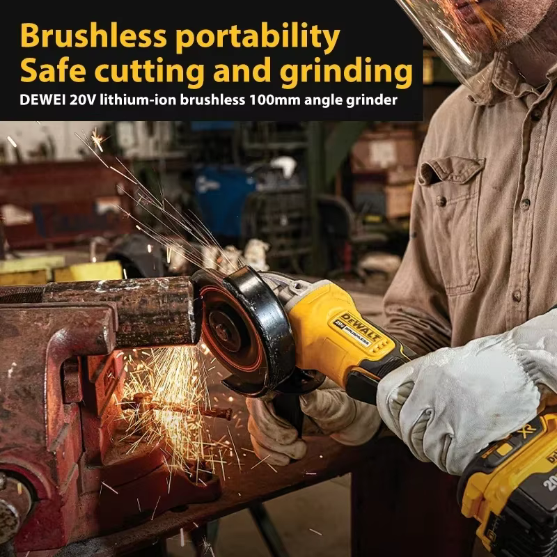 Nouveauté 2026 ! Meuleuse d'angle à tête plate DEWALT DCG406