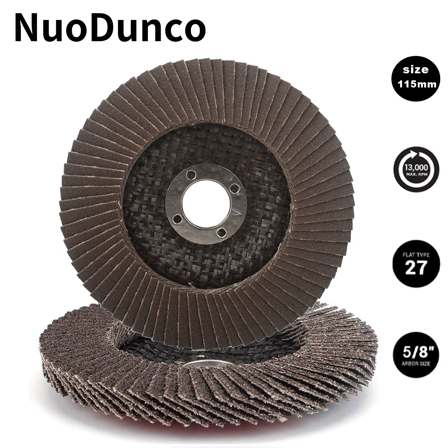 /05/2019 de Ponçage pour Meuleuse d'Angle, 115mm, 12, 80, 120, 240, 320 Grain, pour Calcul du Métal, Travail d'Ébavurage, Polissage