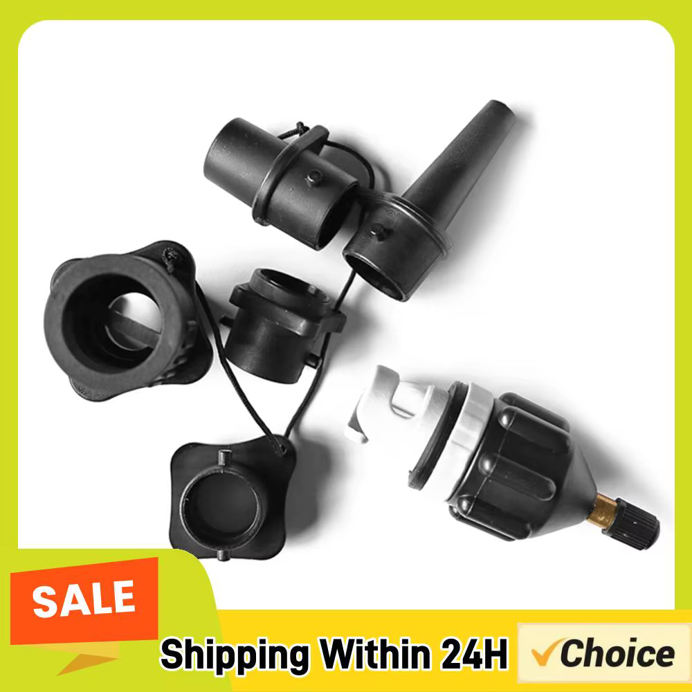 Kit d'adaptateurs de valve d'air multifonction pour planche de SUP, adaptateur de pompe gonflable, kit combiné de connecteurs de pompe à valve d'air pour bateau à pagaie et kayak