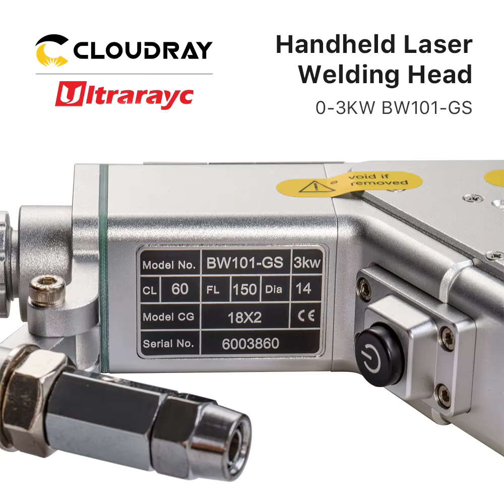 Ultrarayc Raytools BW101 Déterminer la tête de soudage au laser 0-3kW avec chargeur de fil RT-HWS-YB80A pour machine de
