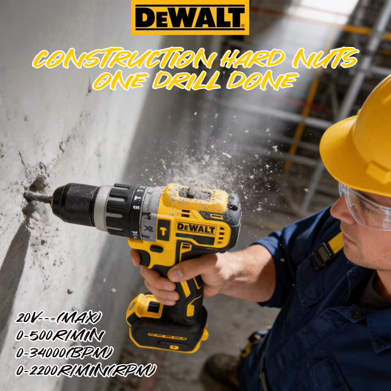 Perceuse à percussion sans fil Dewalt DCD796