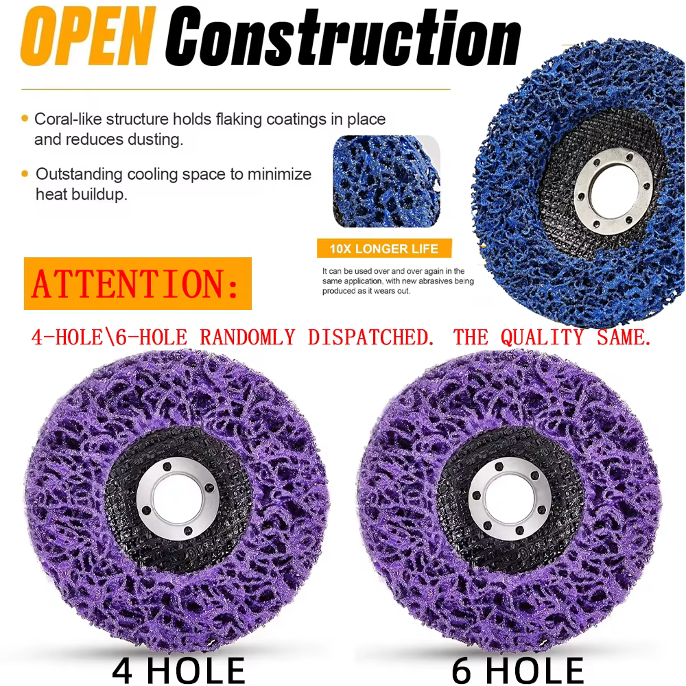 1PCS100/115/125mm disque de corail Poly bande