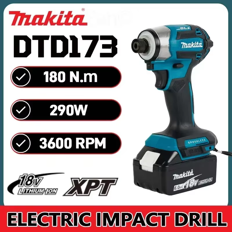 Makita 18V LXT Perceuse à percussion sans fil DTD173