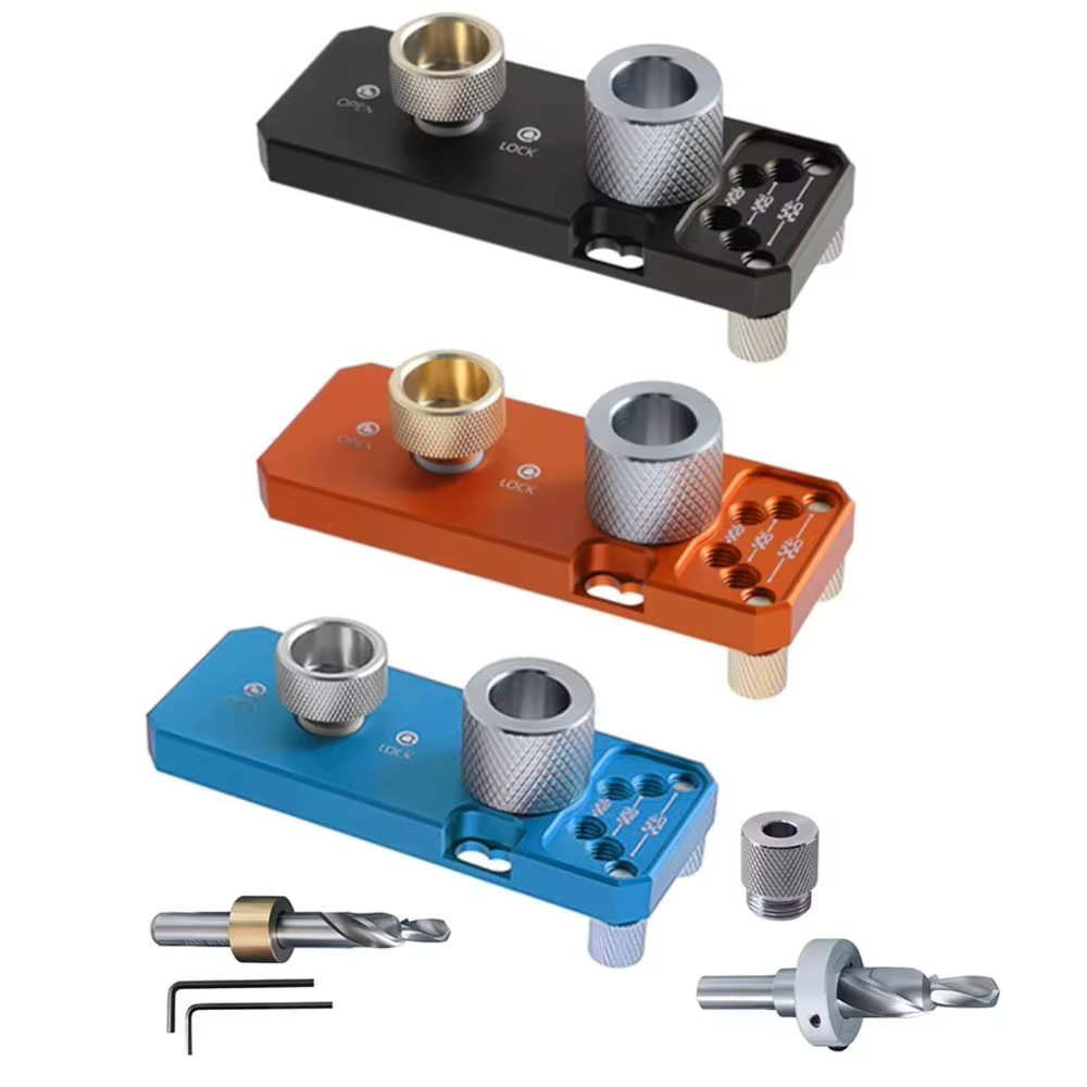 Guide de perçage en alliage d'aluminium pour profilés