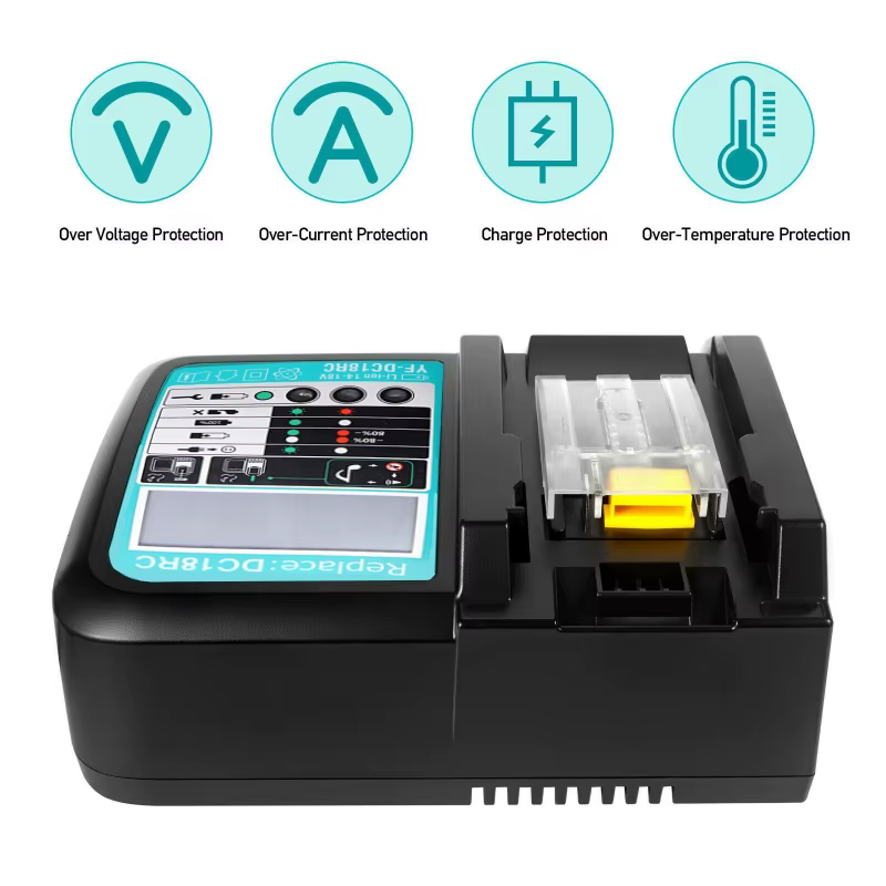 DC18RC pour Makita 18V perceuse chargeur de batterie 3A Li-ion