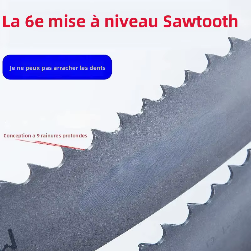 Lame de scie à ruban bimétallique M42 1/2'' 13mm x 1425 1570 1790 2240 avec 6 14Tpi pour la coupe du bois dur et du