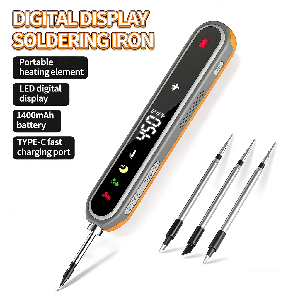 Kit de fer à souder électrique numérique Type-C 8-15W