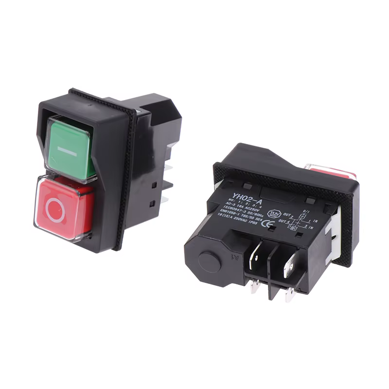 Interrupteurs à bouton-poussoir électromagnétiques