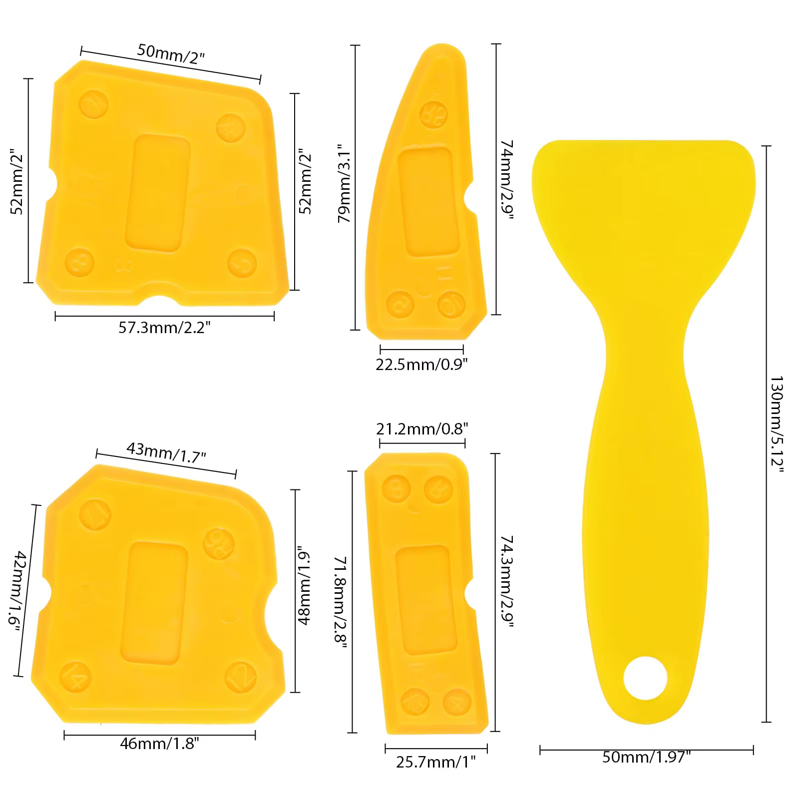 Outils de calfeutrage pour zones serrées