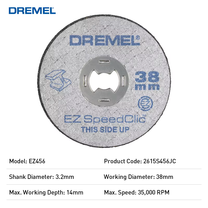 Lock-Dremel EZ456, diamètre de roue 1/2 pouces