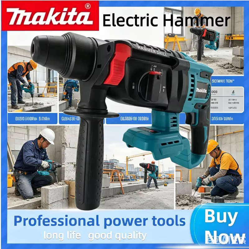 Marteau perforateur électrique sans fil compatible Makita