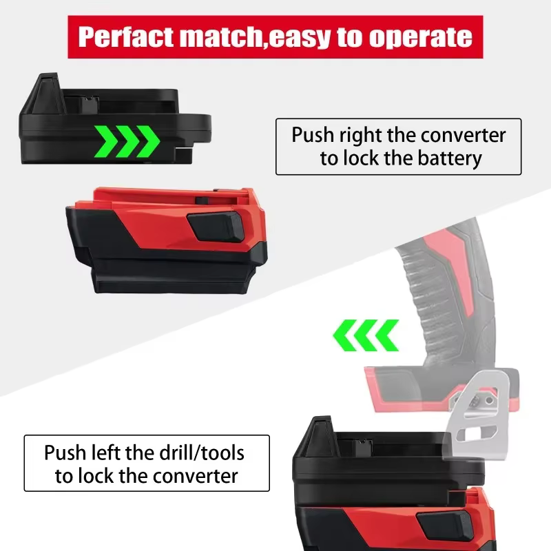 Adaptateur de batterie HLT22MIL convertit