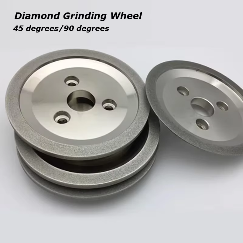 Disque abrasif SDC pour meuleuse d'angle en métal au carbure, diamant 125mm, 3 trous, en forme de papillon, Grits100 ~ 600