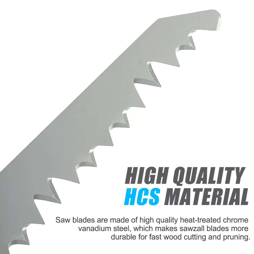 XCAN 1/2/5 pièces 240mm lames de scie alternative S1531L HCS