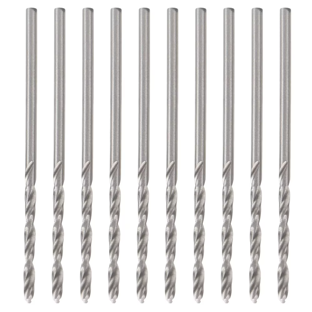 Foret hélicoïdal de 1,75 mm de diamètre, entièrement affûté, extra long, micro-forets en acier rapide, longueur 46 mm