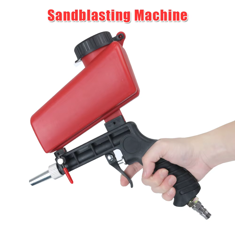Pistolet de sablage pneumatique portatif