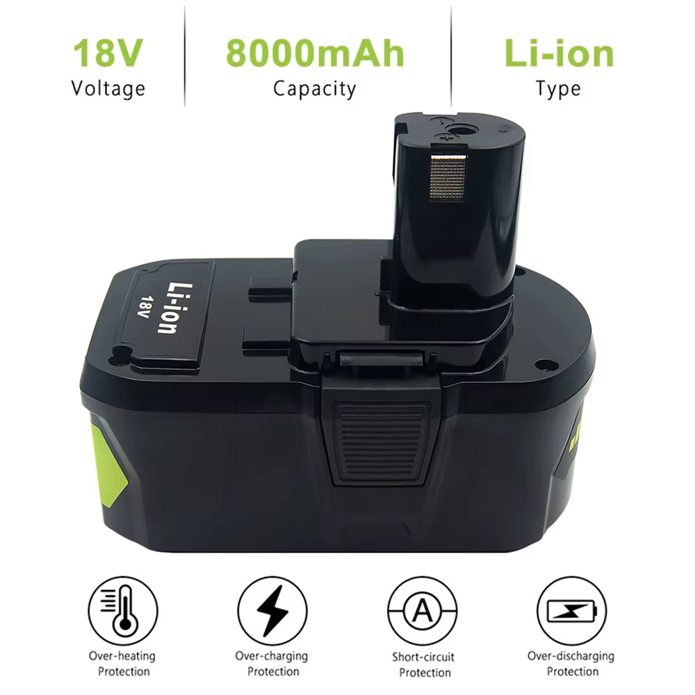 Batterie Rechargeable pour Ryobi ONE + RB18L50 RB18L40