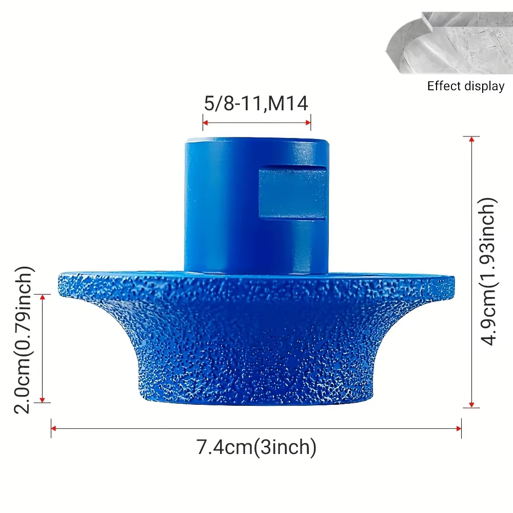 Roue de polissage diamantée LOZLIN 5/8-11 M14 pour marbre