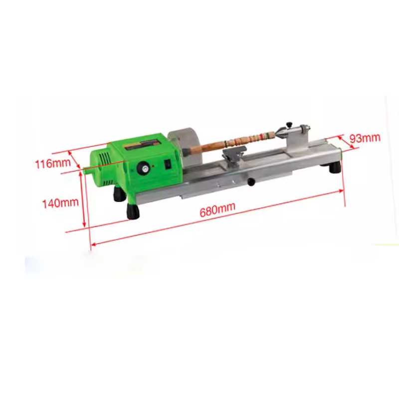 Tour à bois miniature de table 220V 480W à vitesse variable pour le perçage