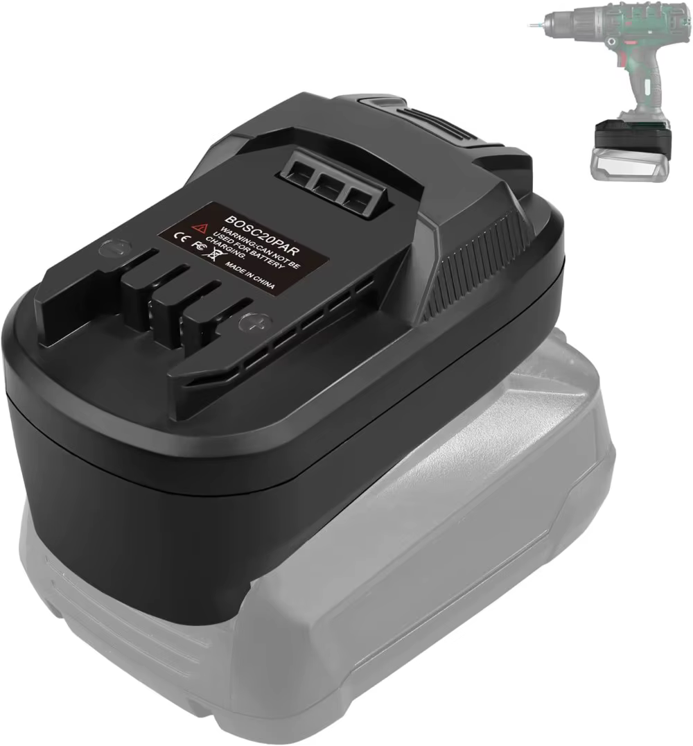 Adaptateur de batterie BOSC18PAR pour Bosch vers Parkside