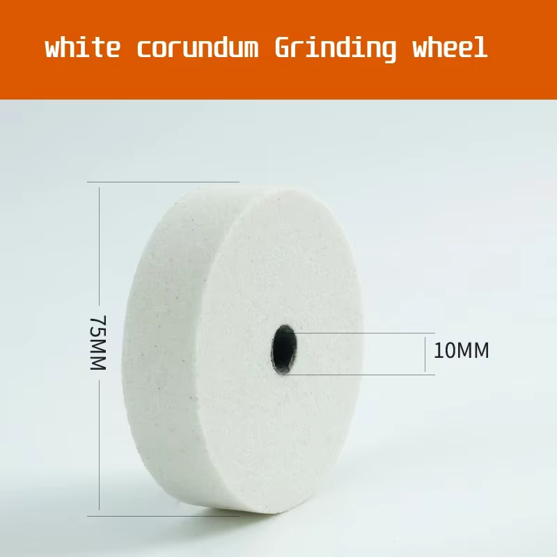 Tête de brosse de roue en tissu de polissage