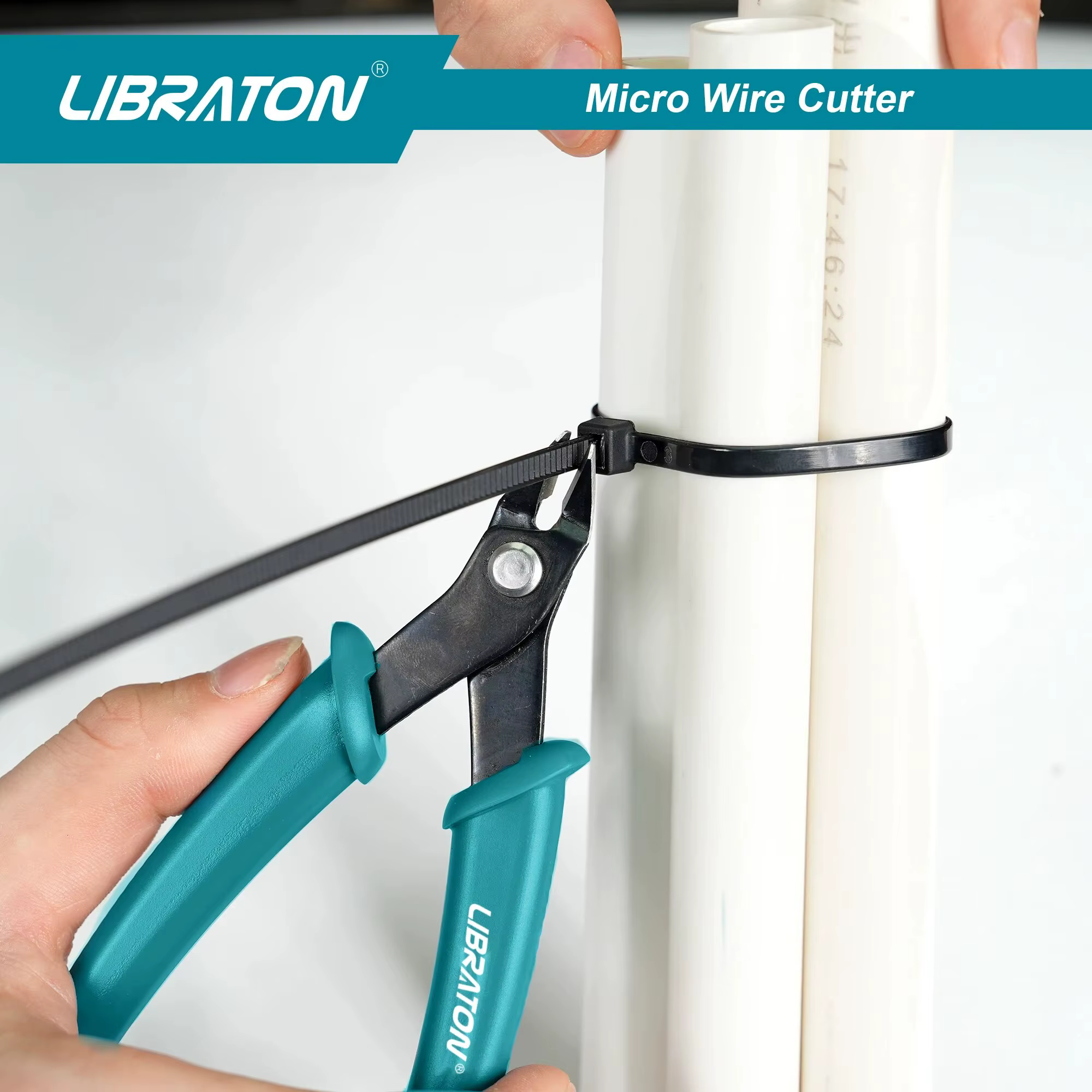 LIBRATON Micro coupe-fil électronique de précision coupe affleurante et pince coupante latérale
