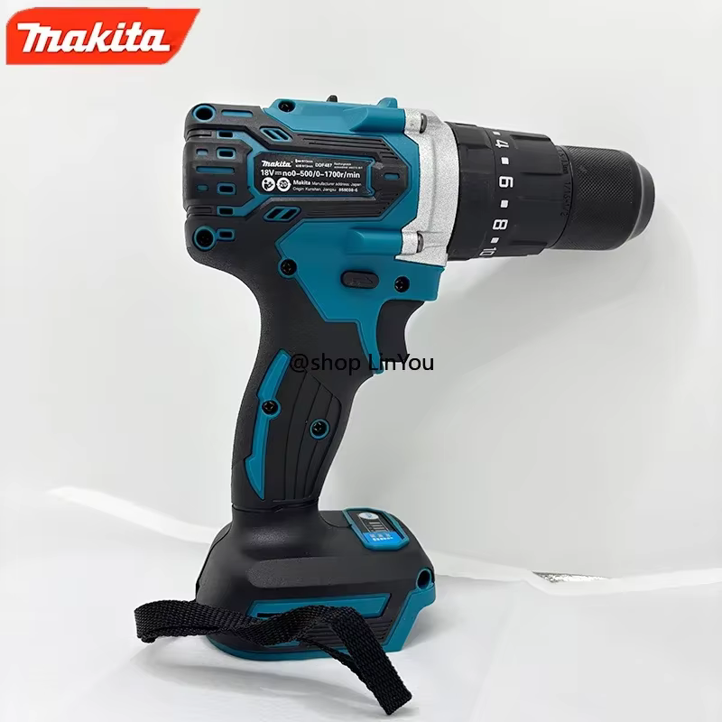 Perceuse à percussion électrique rechargeable au lithium 18V Makita DDF487 13mm sans balais