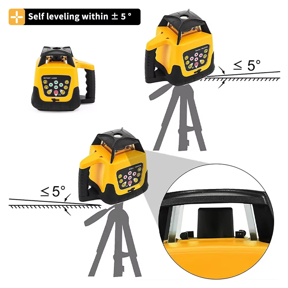 Niveau laser rotatif autonivelant 600m