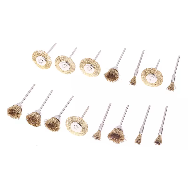 Ensemble de Mini brosses métalliques